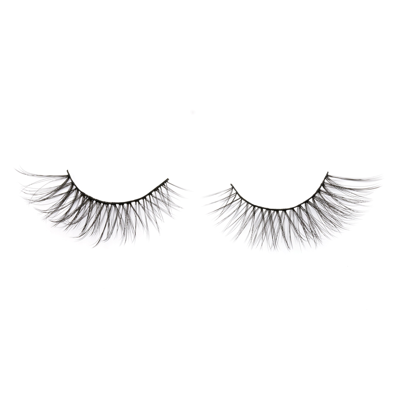 3D false silk eyelash lashes vendors wholesale custom packaging Fluffy 3D false silk eyelash lashes spg93 JN79